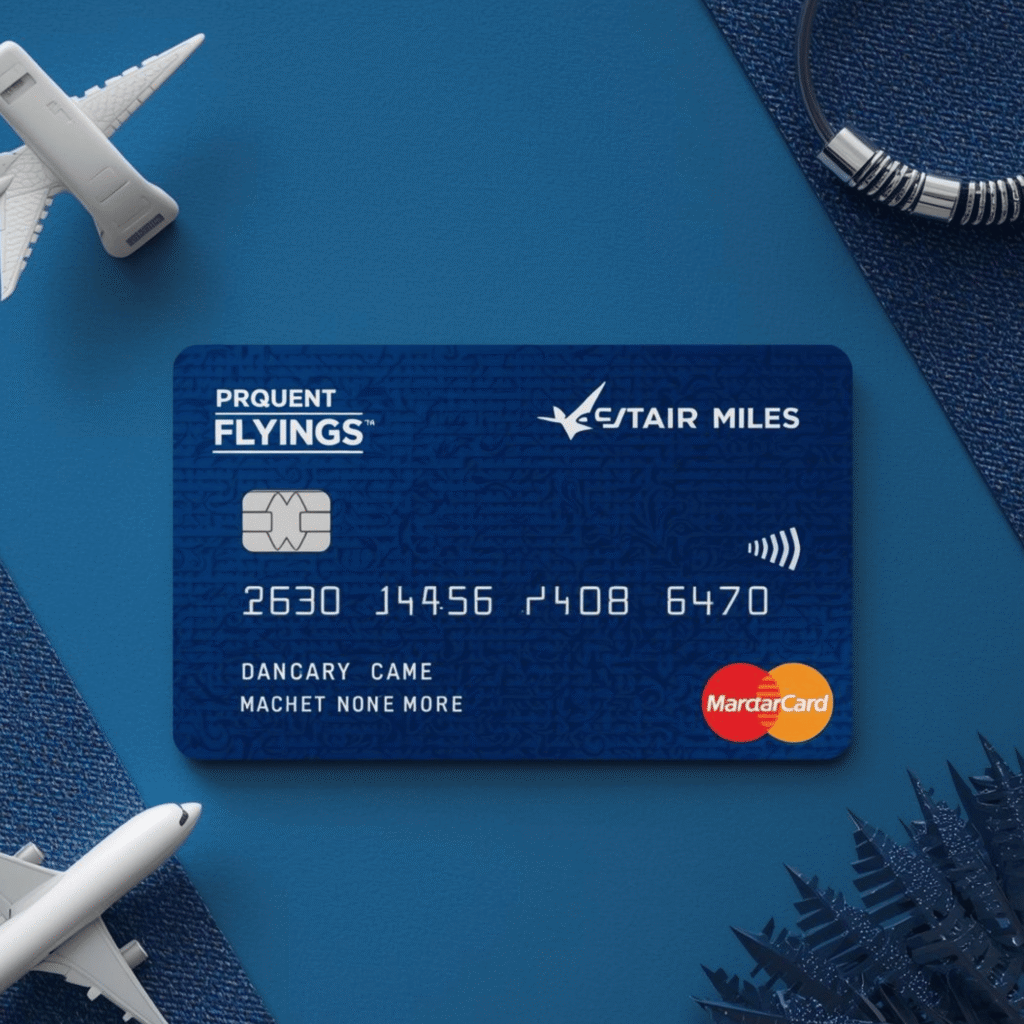 Tessera frequent flyer con punti e miglia